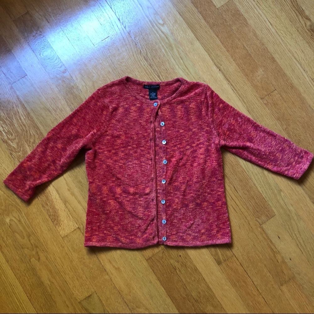 Sarah Spencer plush cardigan sweater